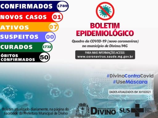 Boletim Informativo 30/10/2021